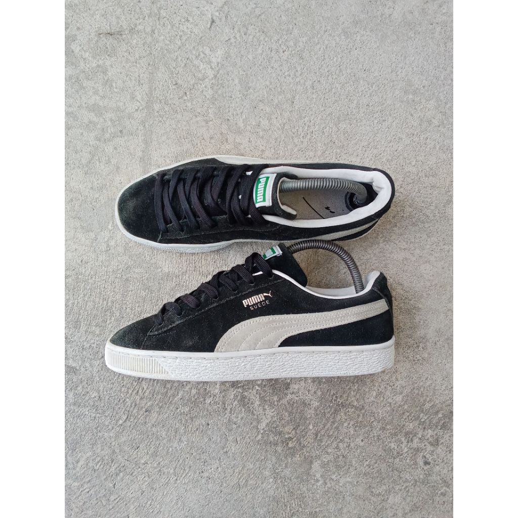 puma Suede black white