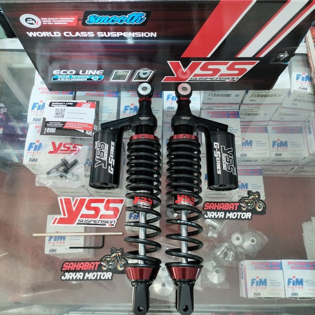 Shock Tabung YSS G SERIES G PLUS PCX 160 365MM Original YSS Thailand 100%