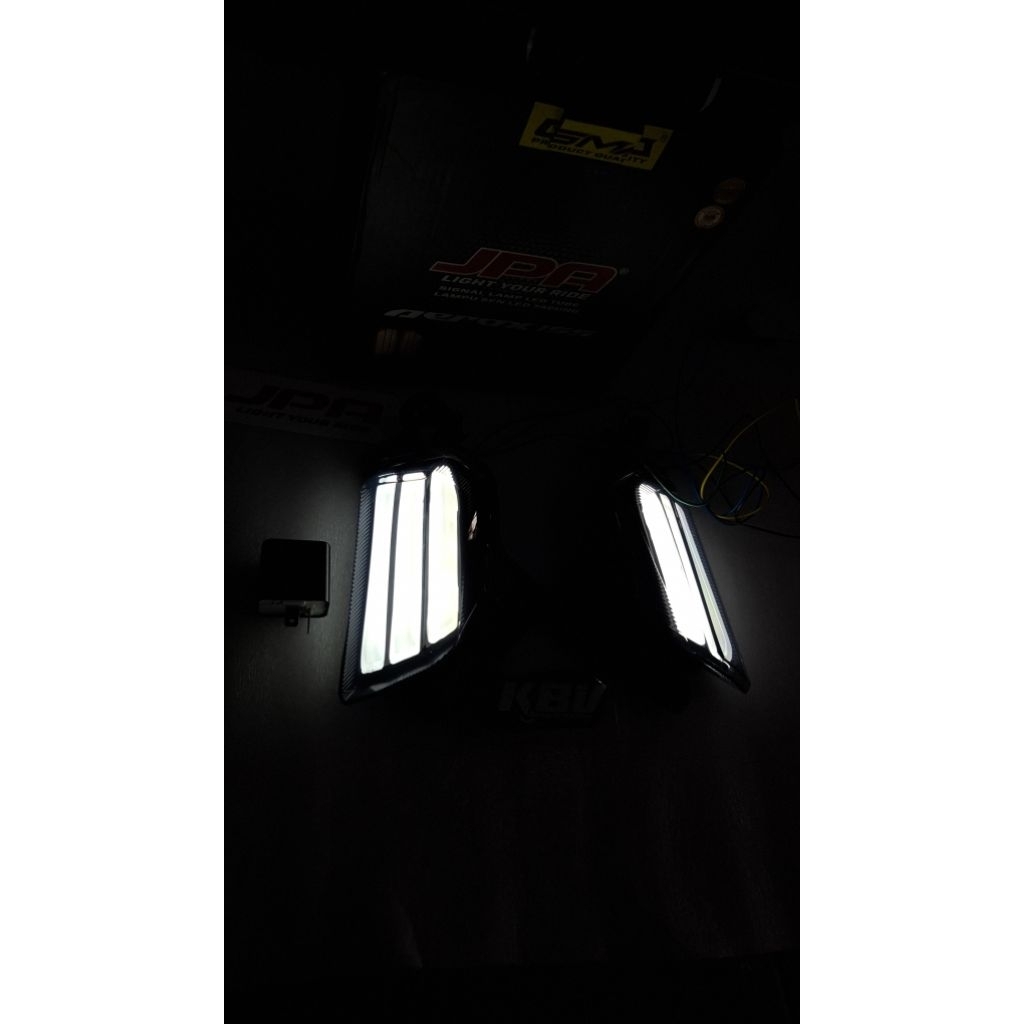 Lampu Sein JPA Aerox old & New Putih