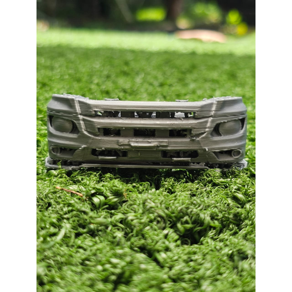 BEMPER MINIATUR  TRUK HINO 500 JENIS FM 350 TH SKALA BUAT TRUK PLASTIK
