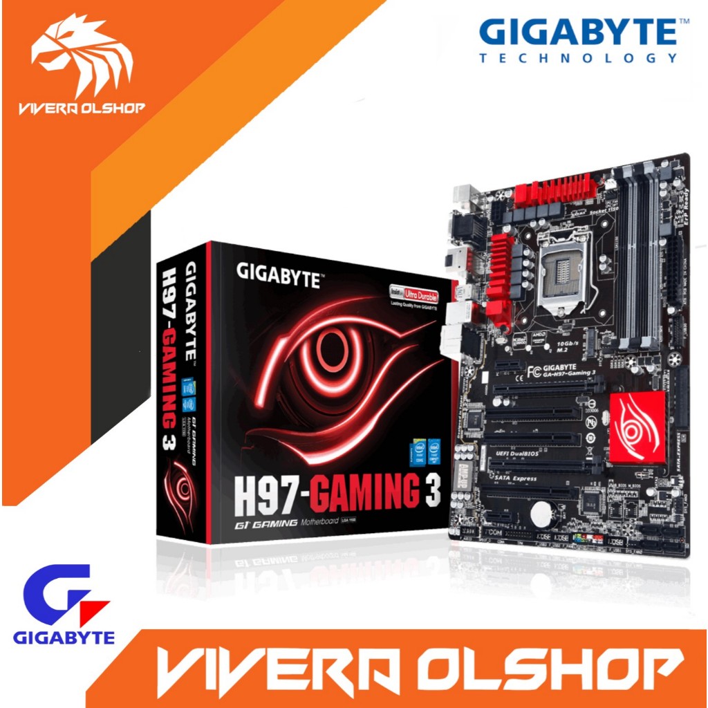 Gigabyte Ga-Z97X-Gaming 3 Lga 1150 Ddr3 Z97X-Gaming 3 Usb2.0 Usb3.0