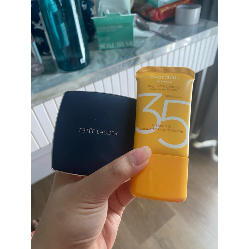 Estee Lauder Double Wear Cushion PL FREE WARDAH SUNSCREEN
