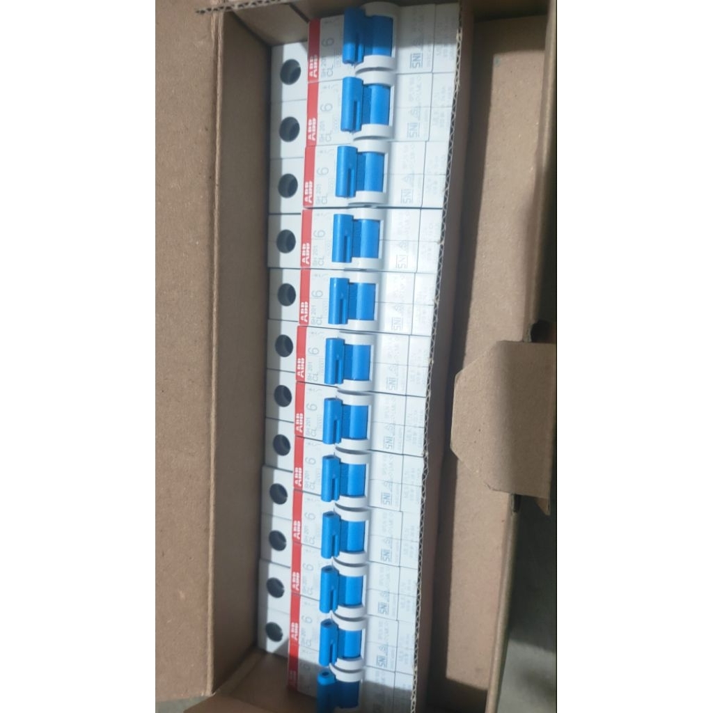 MCB PLN ABB SH biru 1phase original
