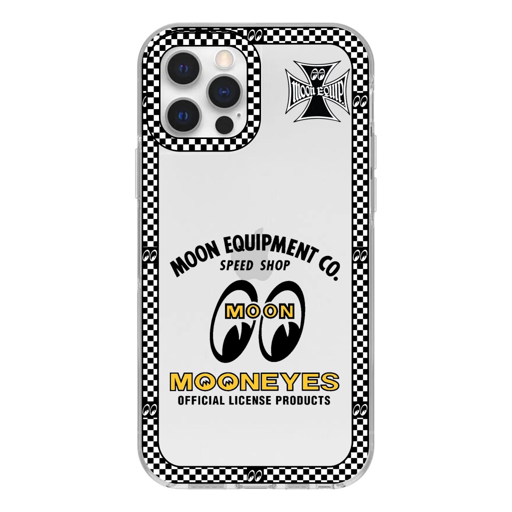 SOFTCASE CLEAR CASE BENING MOTIF MOONEYES PREMIUM PRO CAMERA KOMPATIBLE UNTUK IPHONE 17 16 15 14 13 