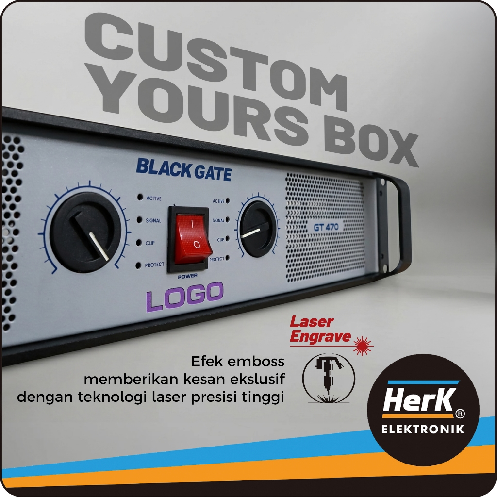 Custom Logo Box Audio Exclusive Engrave - Jasa Cetak Logo Laser Engrave - Box Audio Custom