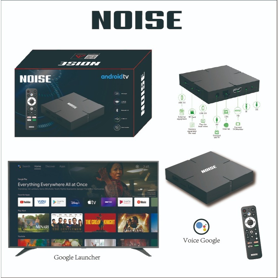 STB ANDROID NOISE Tv Box NOISE STARLINK Android Ram 2gb sudah bisa Bluetooth