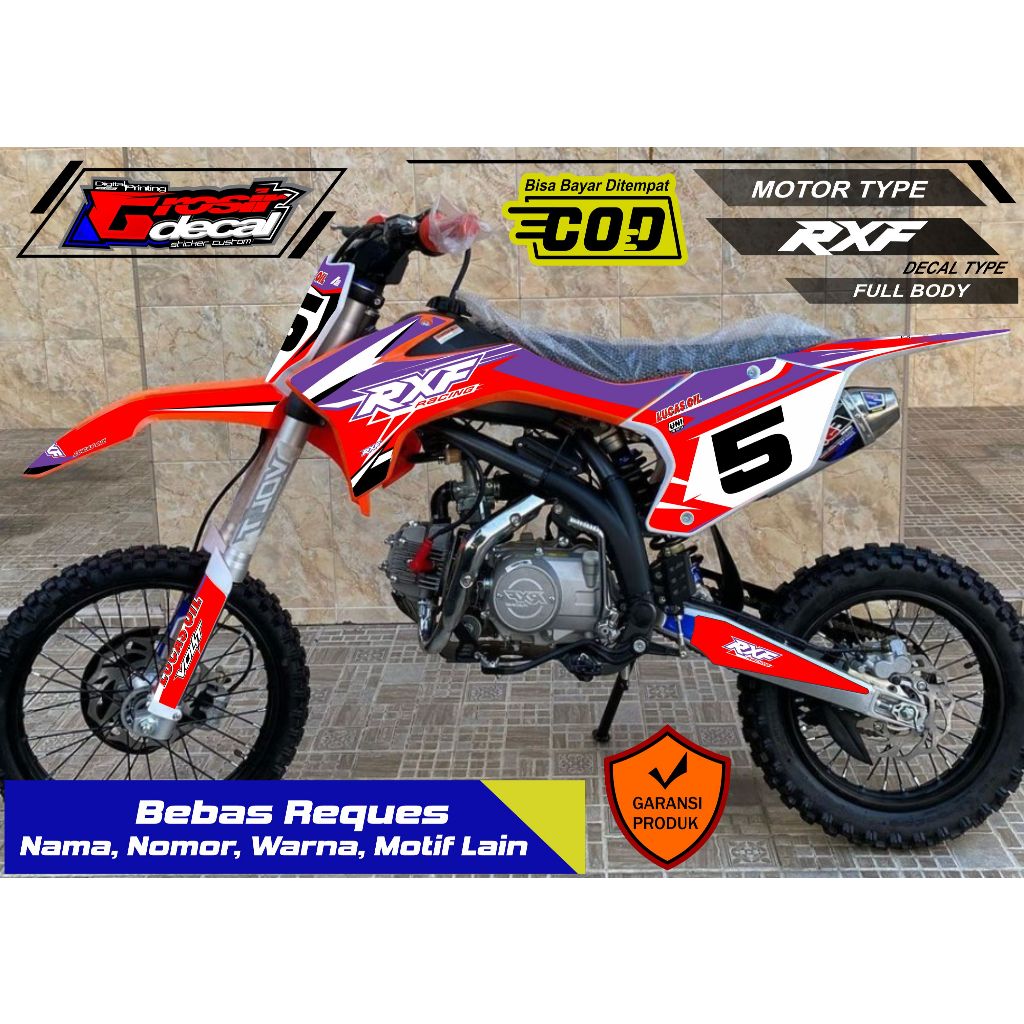 Stiker Striping RXF 150cc Full Body Bebas Reques