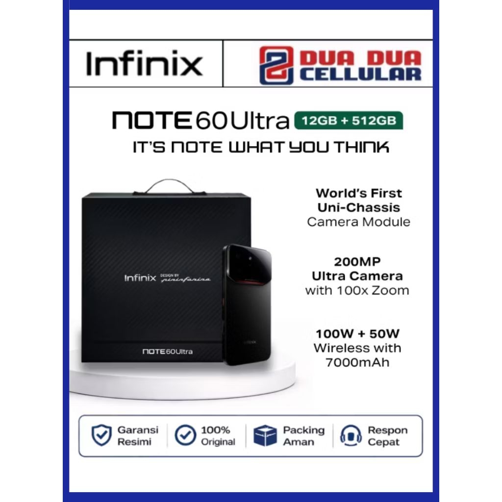 INFINIX NOTE 60 ULTRA 12/512 GARANSI RESMI INFINIX