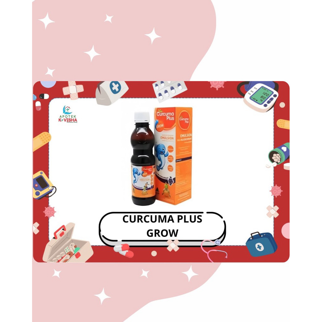 Curcuma plus Grow Emulsion Vitamin Nafsu Makan anak