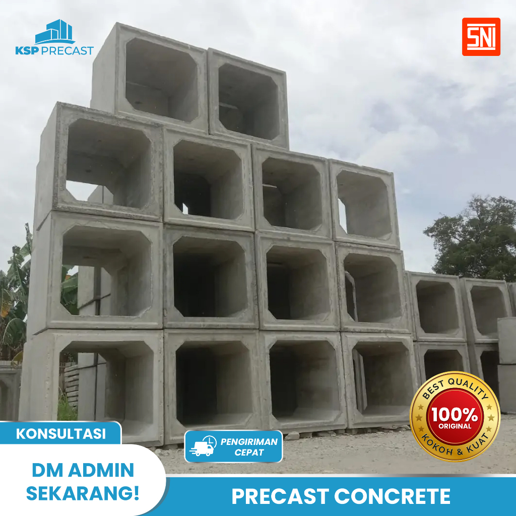 Box Culvert Beton Mutu Beton K350 I Gorong - gorong