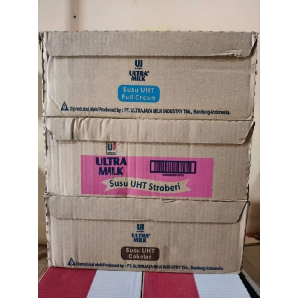 [READY STOCK] Susu UHT Ultra Milk Full Cream 1 dus (200Ml × 24 kotak)