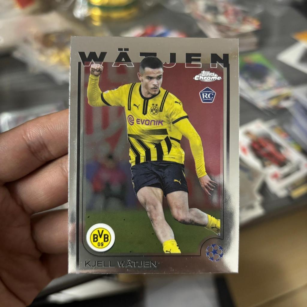 Kartu Bola Watjen RC Topps Chrome Dortmund Original
