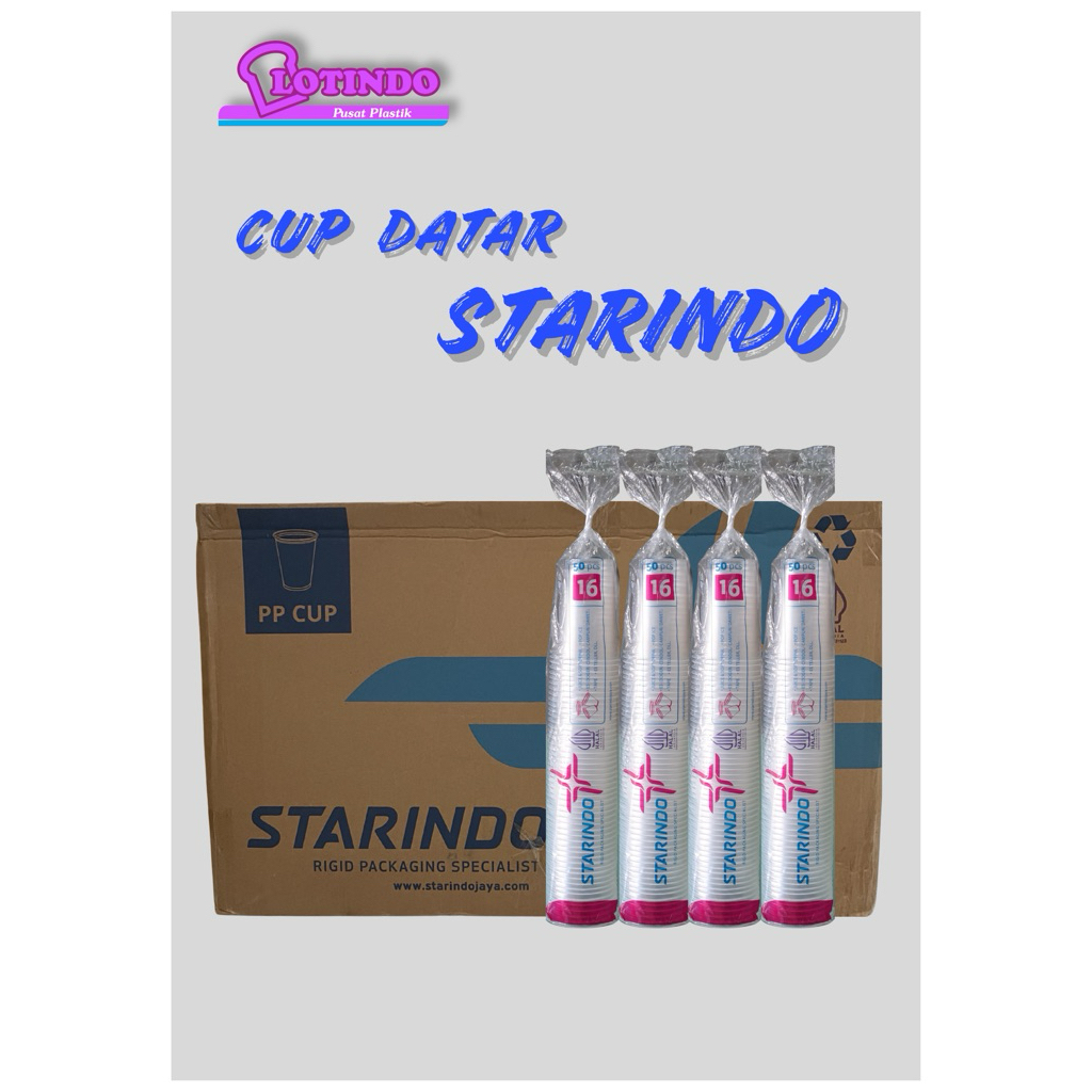 CUP GELAS POP ICE/CUP GELAS PLASTIK BENING PP/GELAS CUP STARINDO 1 DUS 2000pcs
