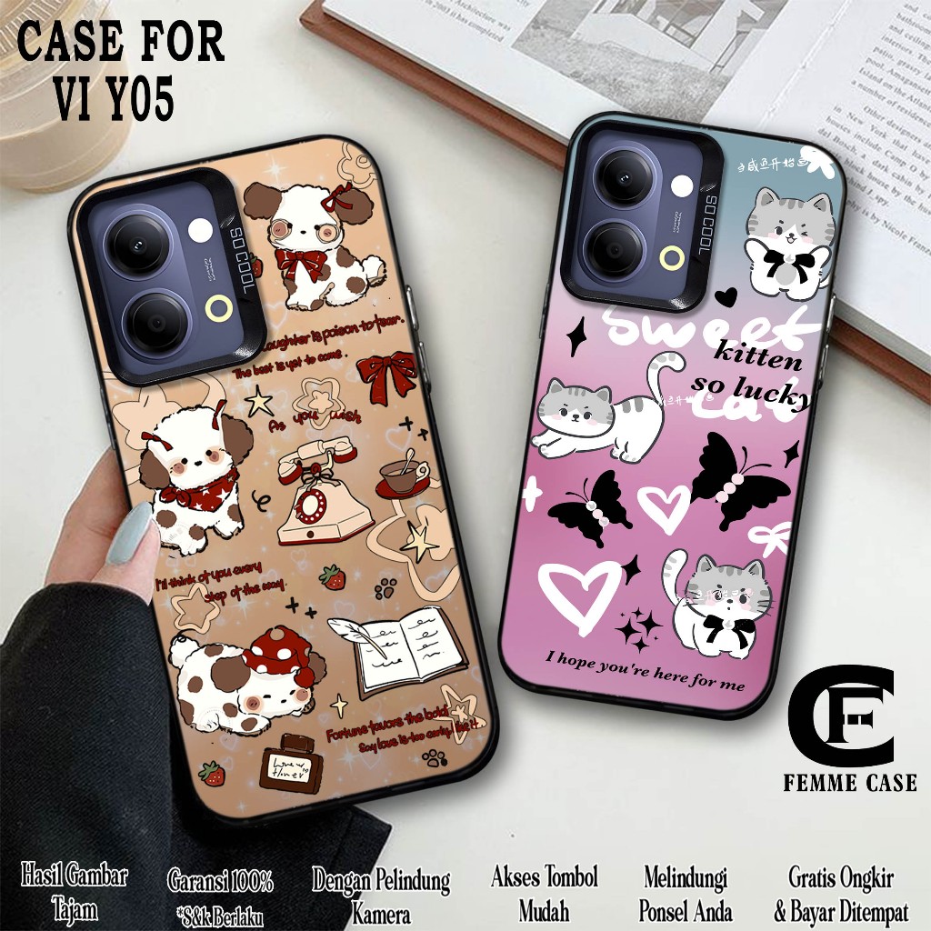 Case Vivo Y05 Softcase IMD Hologram Premium Matte Hard So Cool ( STAY CUTE ) Casing HP Cowok Cewek G