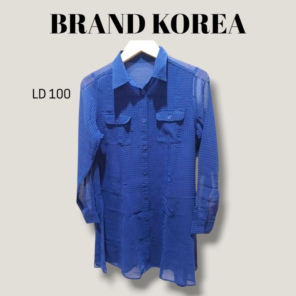 KEMEJA/TUNIK SIFON WANITA ( PRELOVE )