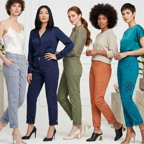 Women's WHBM Mid-Rise Pedi Straight Crop Pants PWHB13262