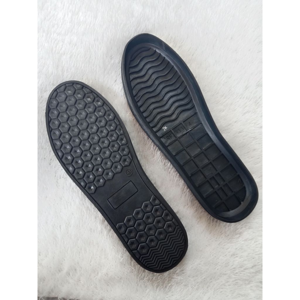 outsol sepatu adidas, outsol sepatu vans, outsol sepatu sneakers pria, hitam polos (arf 333)