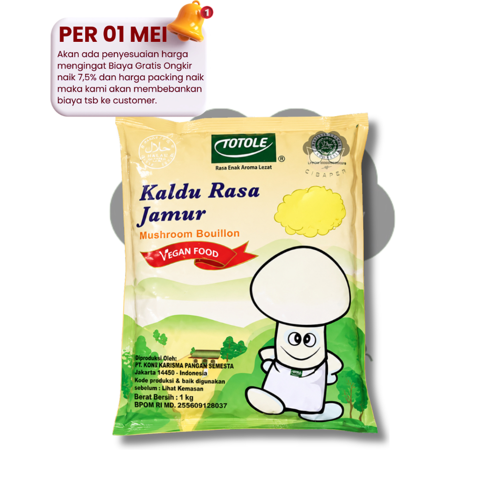 Totole Kaldu Jamur 1kg / Kaldu Jamur 1kg