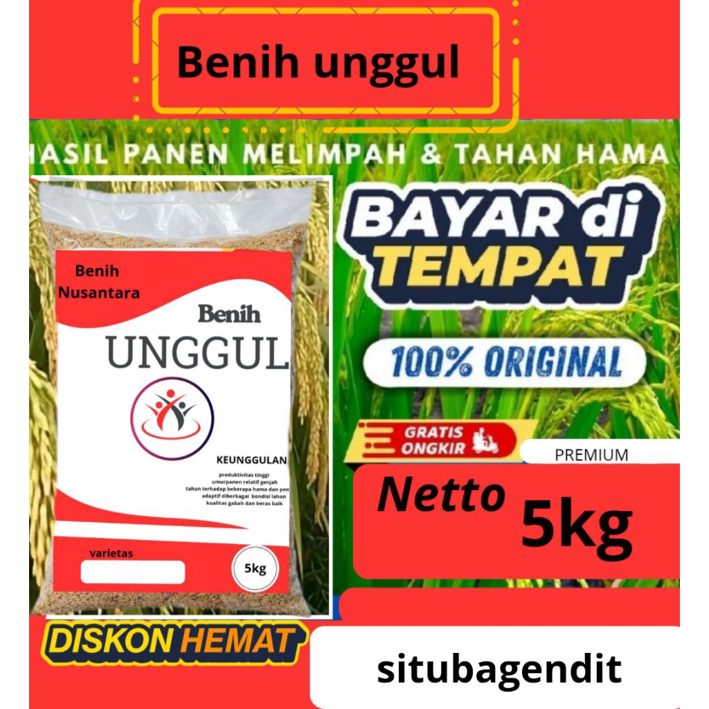 benih padi situ bagendit 5kg