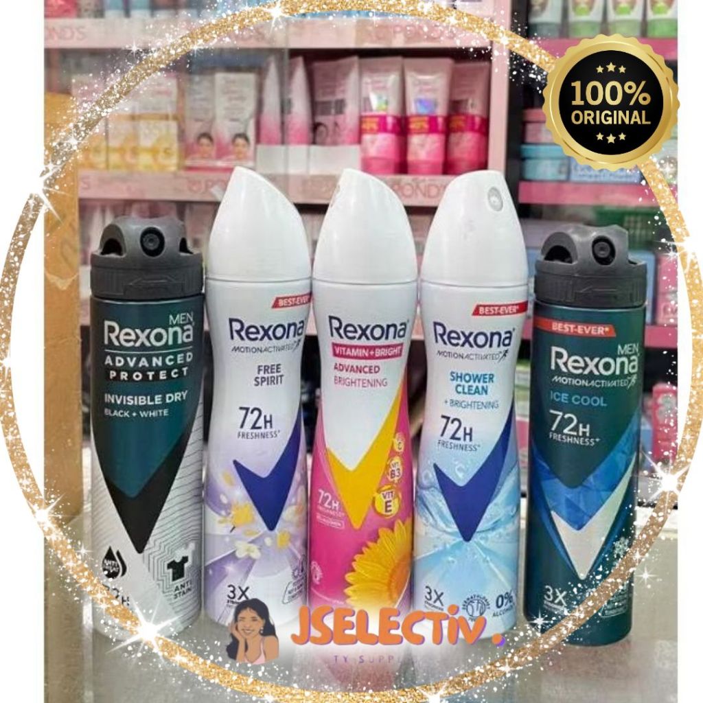 REXONA DEODORANT SPRAY - SERIES LENGKAP // JSELECTIV X JHON KOSMETIK // Minyak Wangi Reksona REXONA 