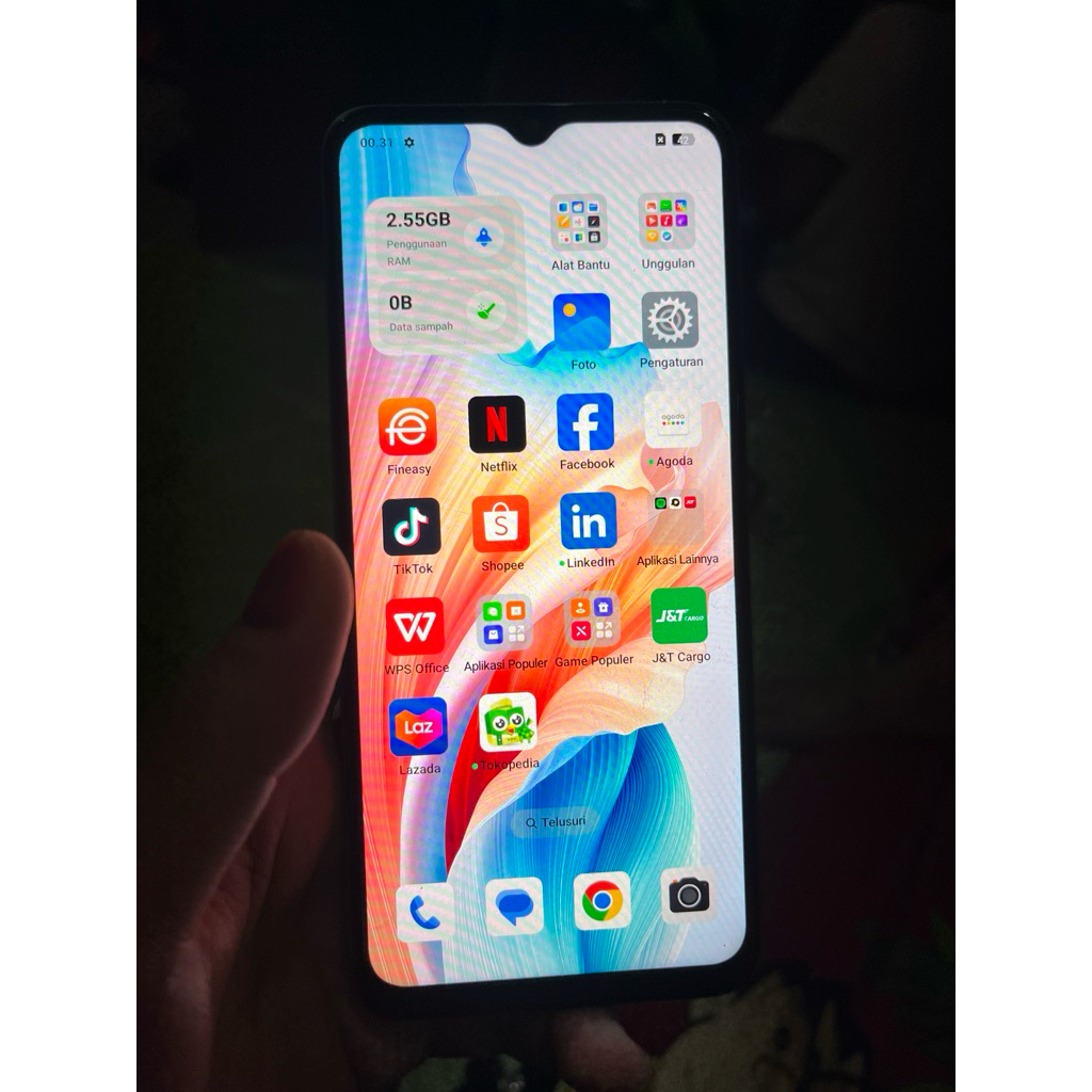 seken oppo A18 4+4 normal