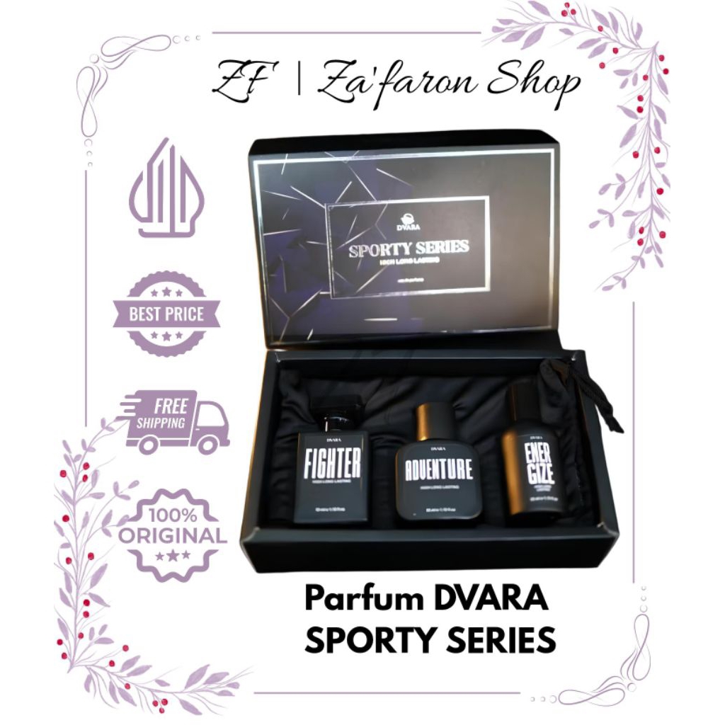 ~ZF~ Parfume Dvara Sporty Series High Long Lasting [30ml] || Parfum Premium Mewah Tahan Lama || Parf