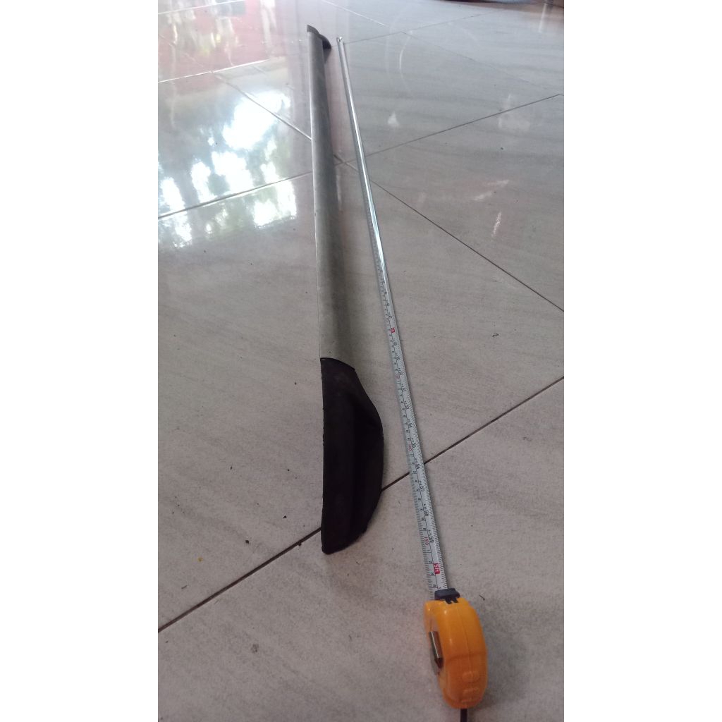 Roof rail/rail roof mobil universal bahan aluminium second kanan