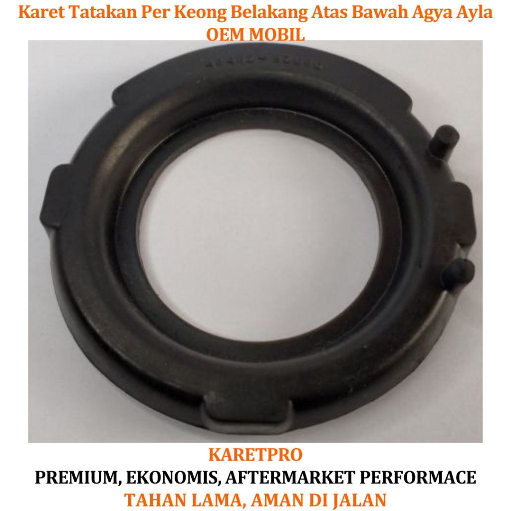 Karet Tatakan Per Keong Belakang Atas Bawah Agya Ayla OEM MOBIL