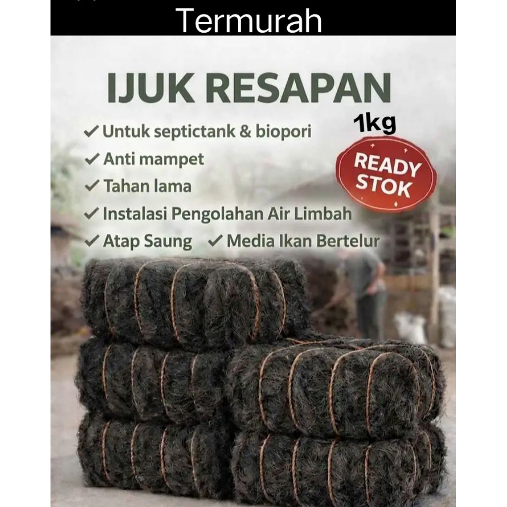 ijuk resapan air ijuk filter ijuk penjernih air