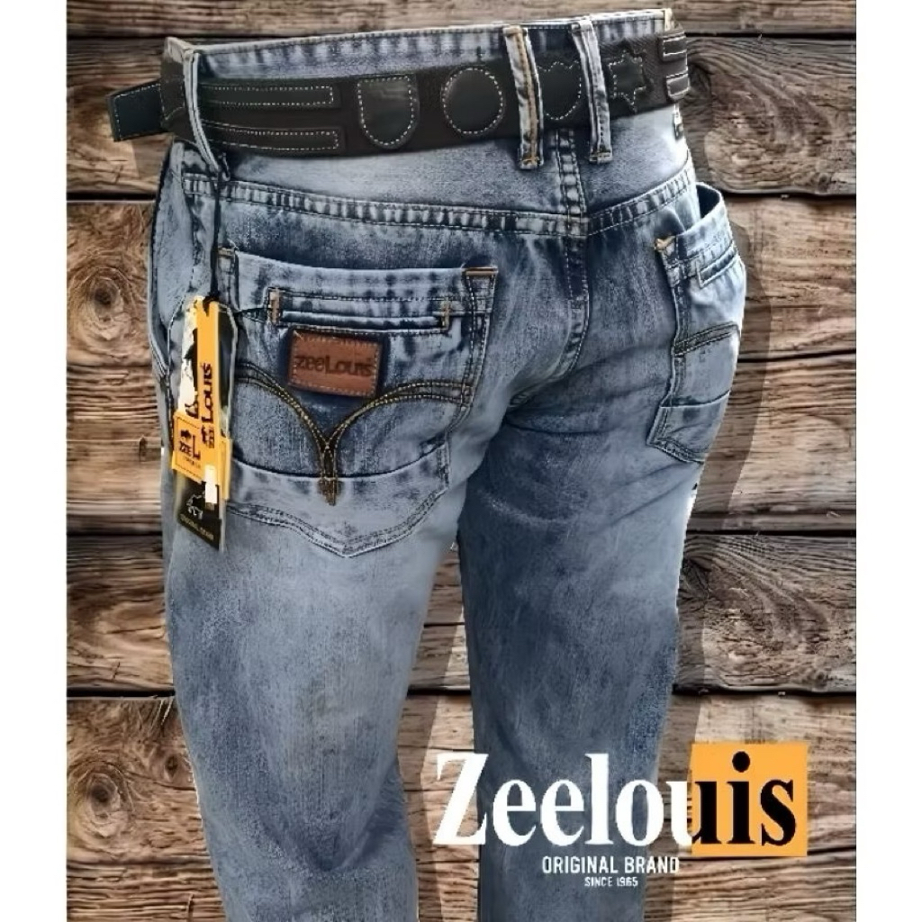 Celana Jeans zeelouis pria kekinian/celana zeelouis  pria /zee louis official store/zee louis jeans/