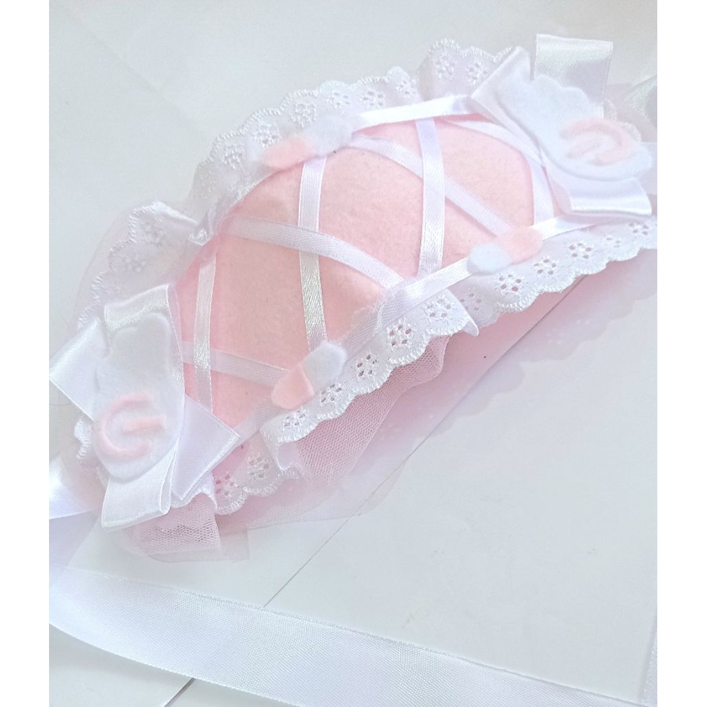 Headdress Pink Tenshi Kaiwai Lolita Coquette Harajuku Jirai Kei Jfashion Jepang Korea Headband Cospl