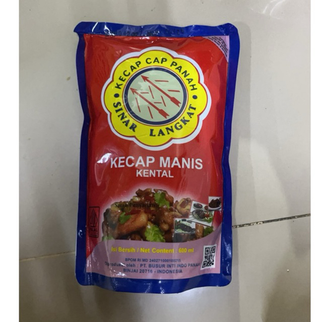 kecap manis kental cap panah berat 600ml