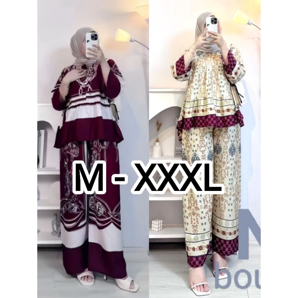 SETELAN WANITA BAHAN RAYON SUPER DINGIN 