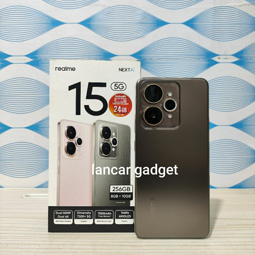 REALME 15 5G 8/256GB SECOND