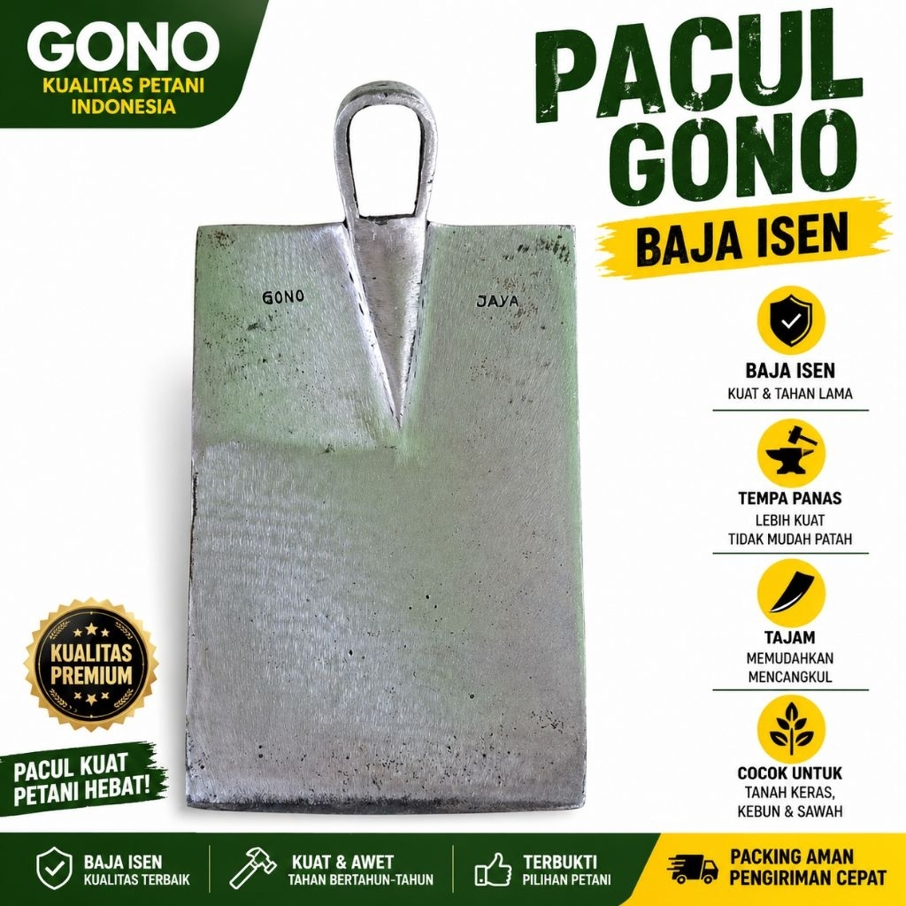 Pacul GONO JAYA Baja Isen Tajam Awet & Kuat