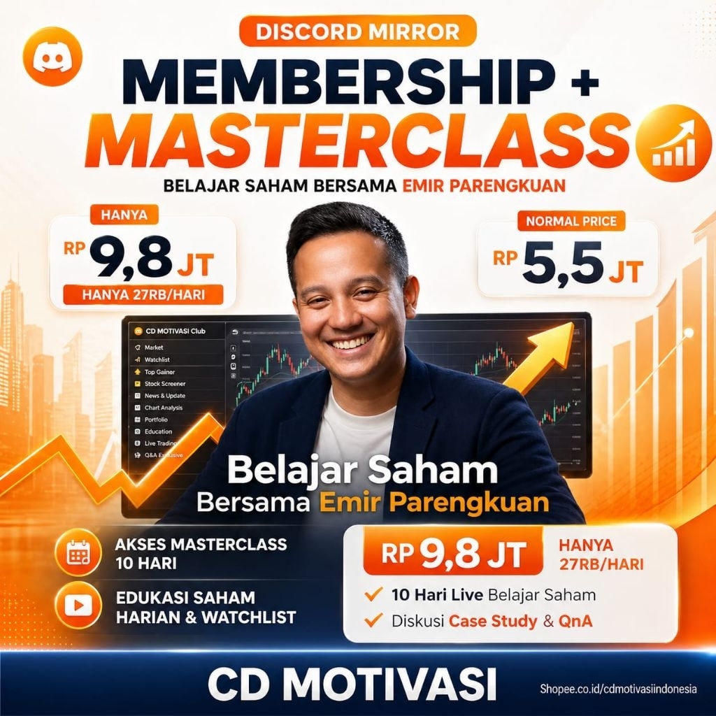 DISCORD MIRROR CAK INVESTMENT CLUB + MASTERCLASS SAHAM
