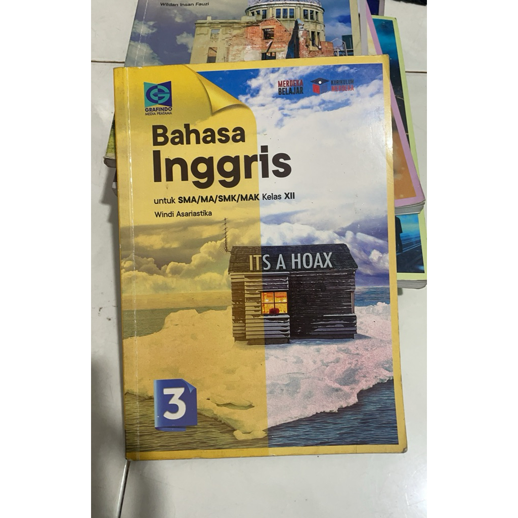 BUKU ORIGINAL BEKAS BAHASA INGGRIS KELAS XII GRAFINDO KURIKULUM MERDEKA