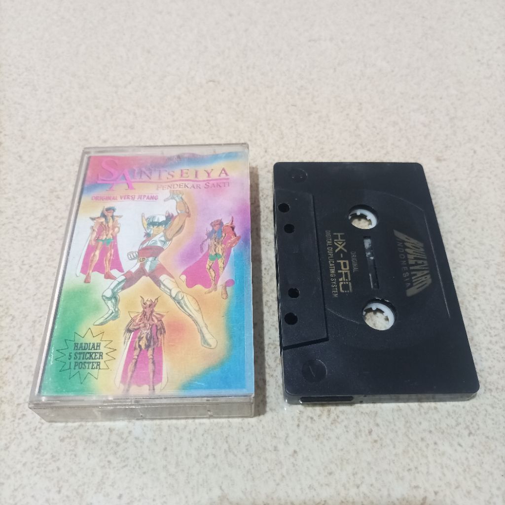 Original Kaset Pita Tape Musik Ost Saint Seiya Asli