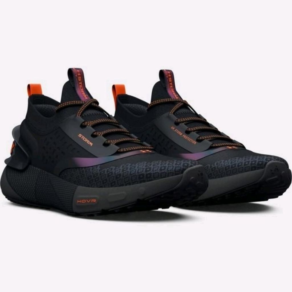 Sepatu Running Pria Hovr Phantom 3 Black Orange