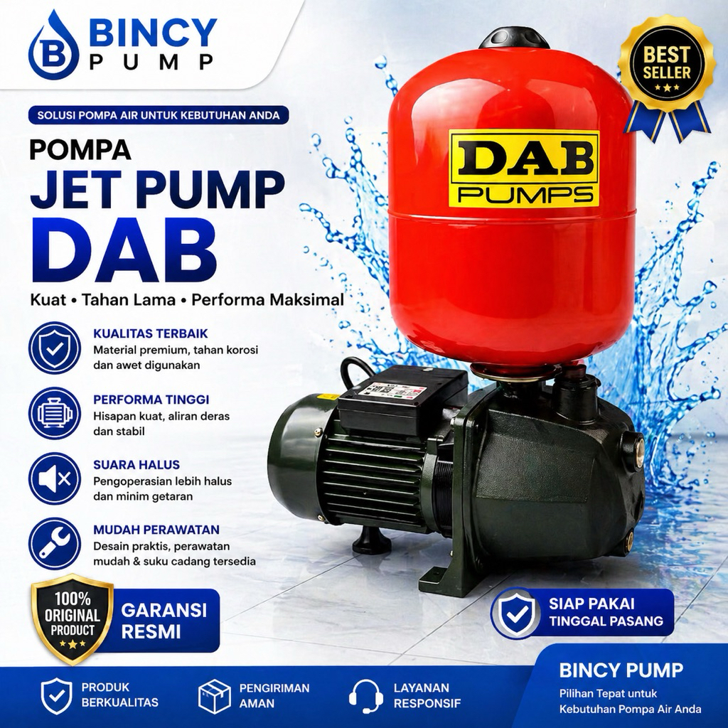 Pompa Air JET PUMP OTOMATIS DAB TIPE 370W