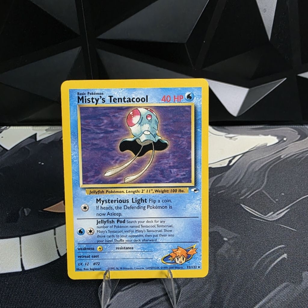Tcg Pokemon Misty's Tentacool II Gym Set 1999 Eng