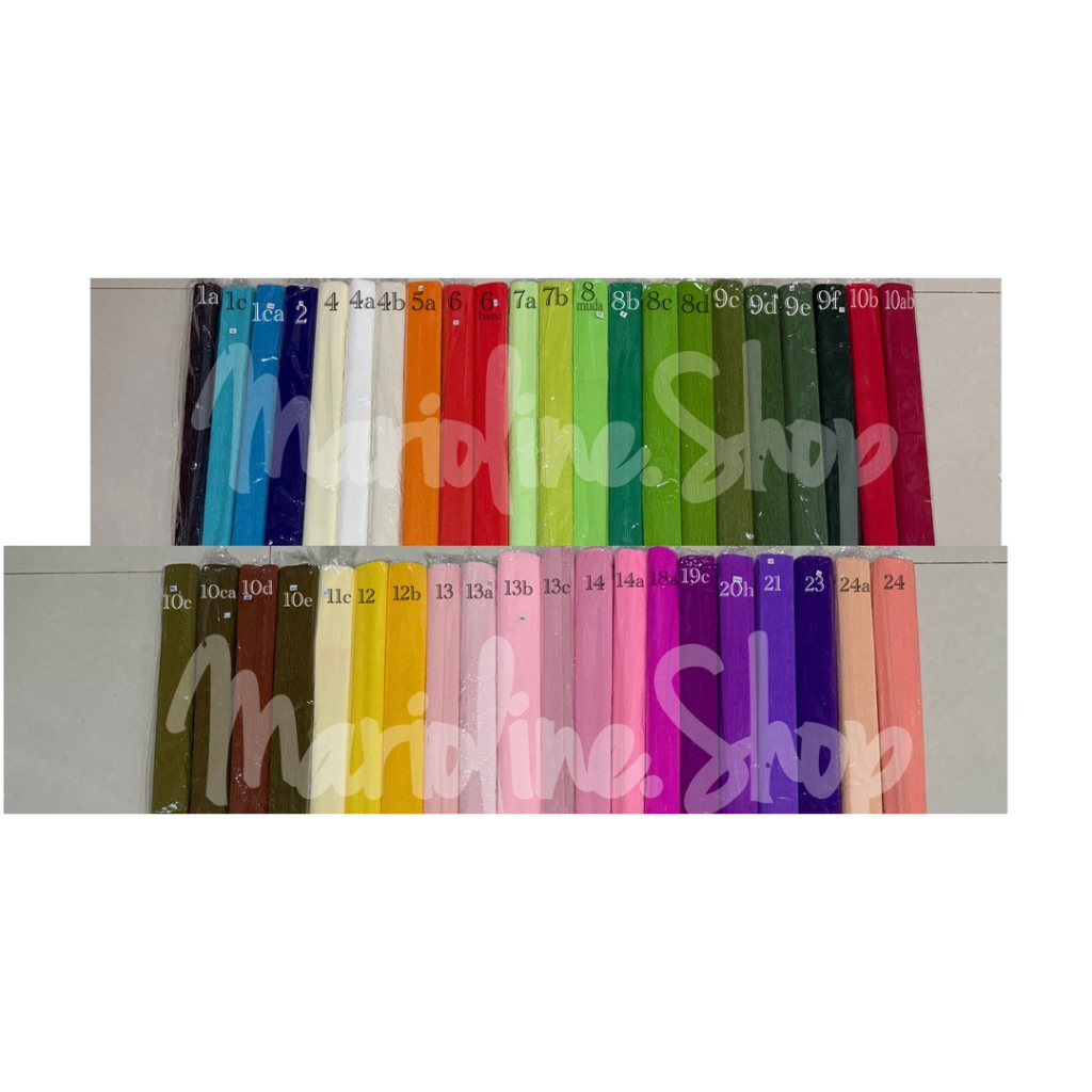 Kertas Krep Impor Krep Tebal Murah Crepe Paper Roll Kertas Bunga Murah Kertas Krep Tebal Kertas Ital