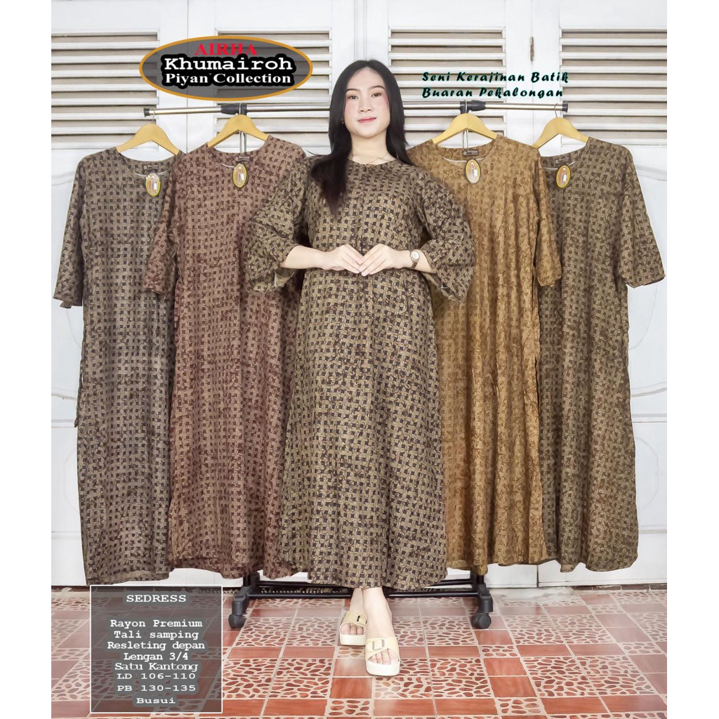 SADRESS REMPEL BAWAH & SADRESS KLOK MAURA LENGAN TEROMPET KEKINIAN BY KHUMAIROH / AIRHA - DASTER PAN