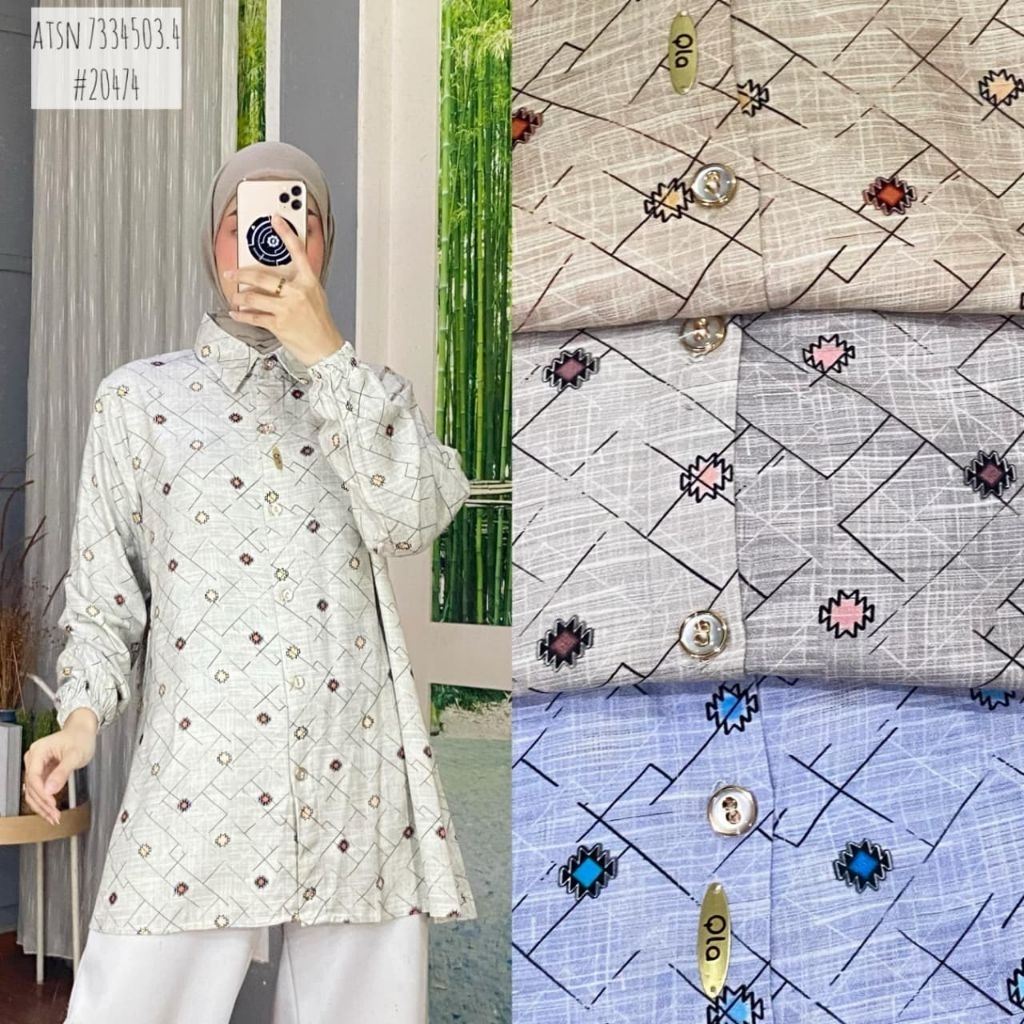 Kemeja Ayla Blus Qla