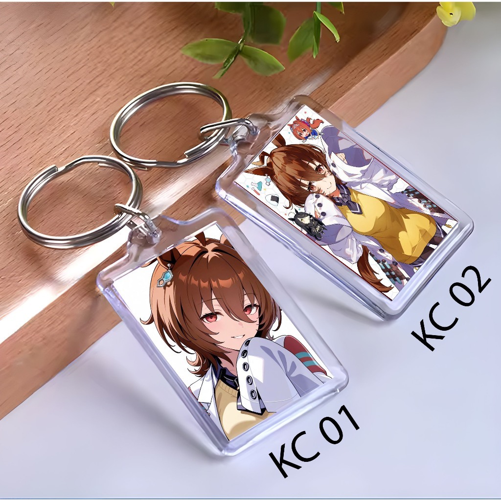 Keychain AGNES TACHYON UMA MUSUME - Ganci UMA MUSUME- Gantungan Kunci -  AGNES TACHYON