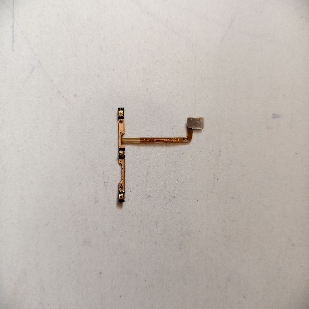 Flexible Pleksible Tombol Volume Power Vivo V9 cabutan normal tested mulus no minus siap rakit