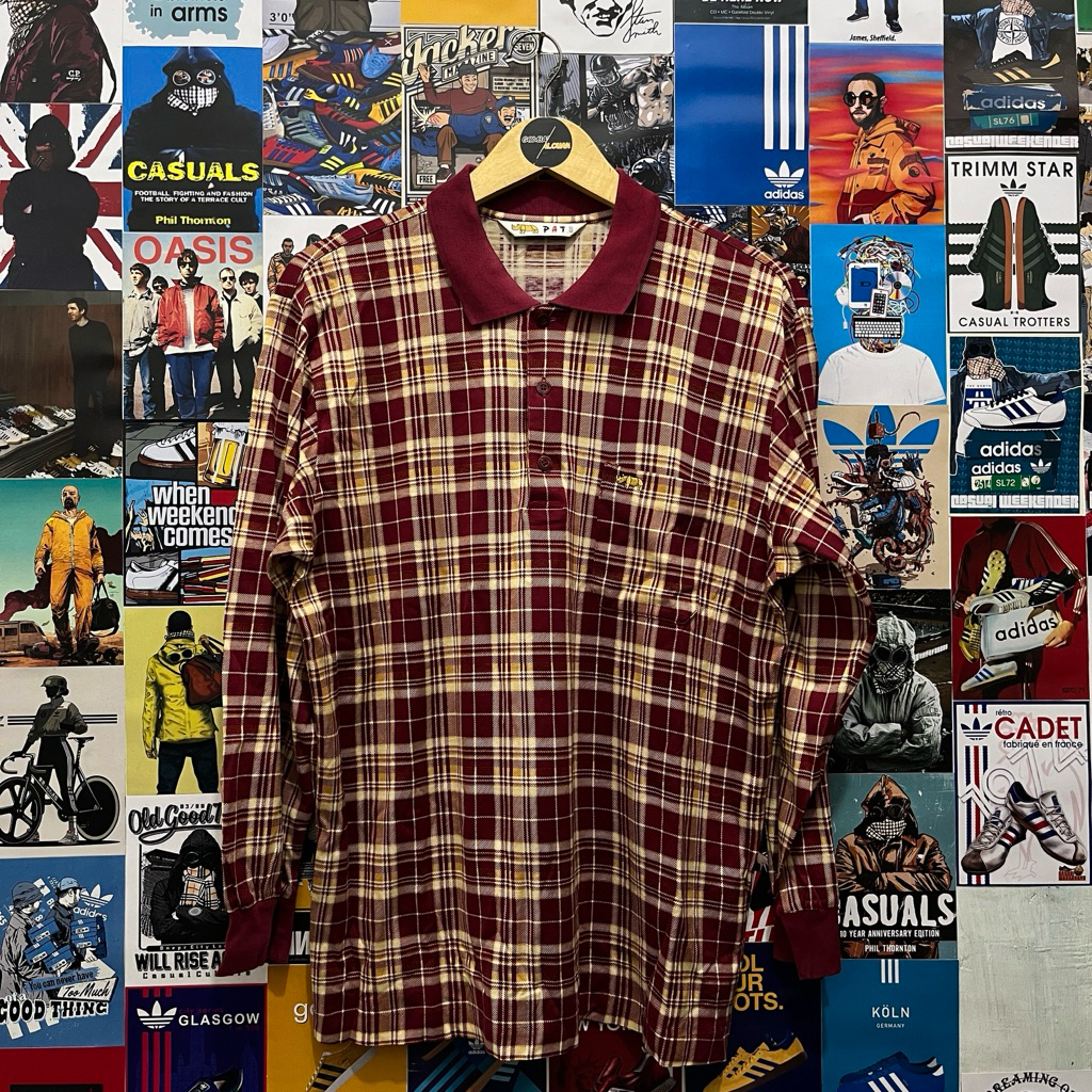 Long Sleeve / Polo Shirt / Rugby Shirt / Vintage / Second / PAT