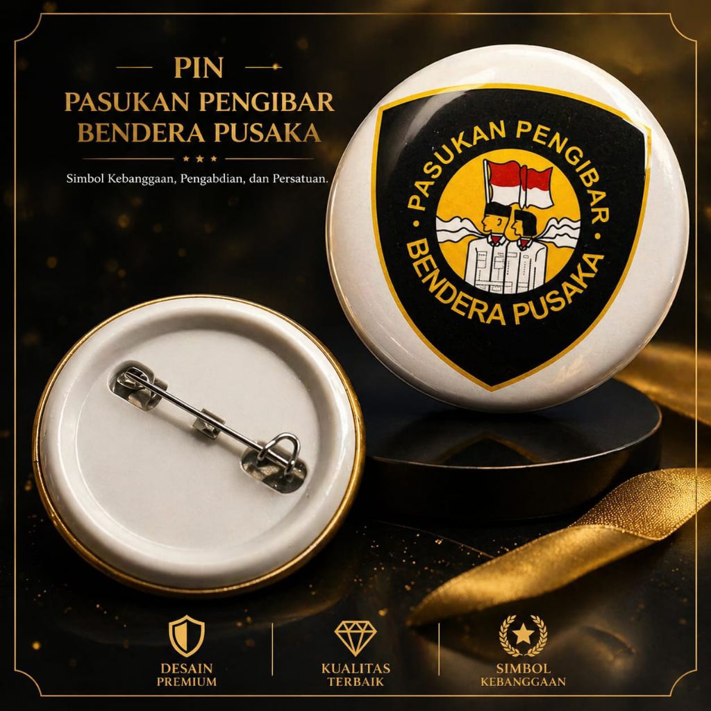 PIN BROS PASKIBRAKA - PIN BROS PASKIBRA - AKSESORIS SOUVENIR PASKIBRA