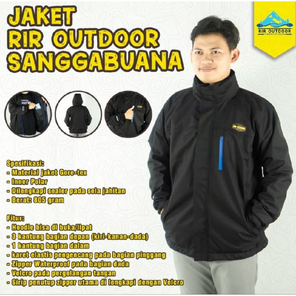 Jaket Gunung Waterproof Gore-tex