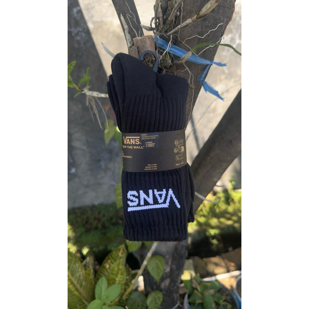 Kaos kaki Vans hitam putih resmi pt gmg/ store vans